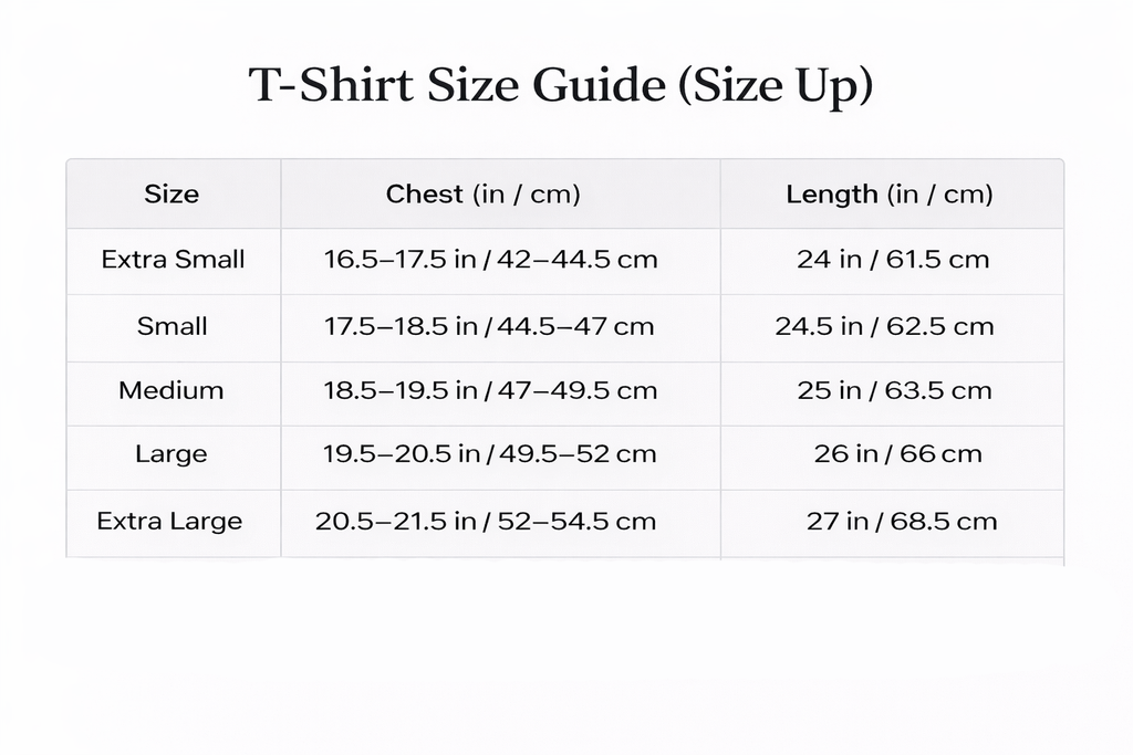 Signature Lucid Tee (SIZE UP)